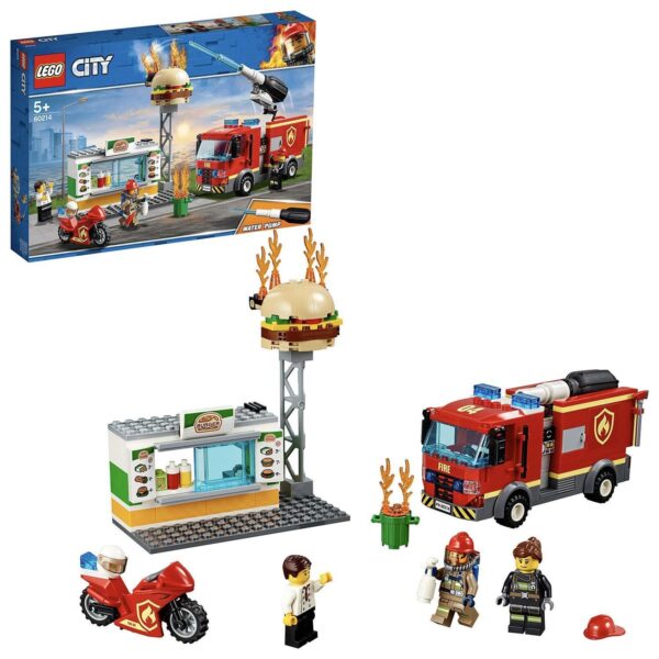 Lego City Rescate Incendio Hamburgueseri