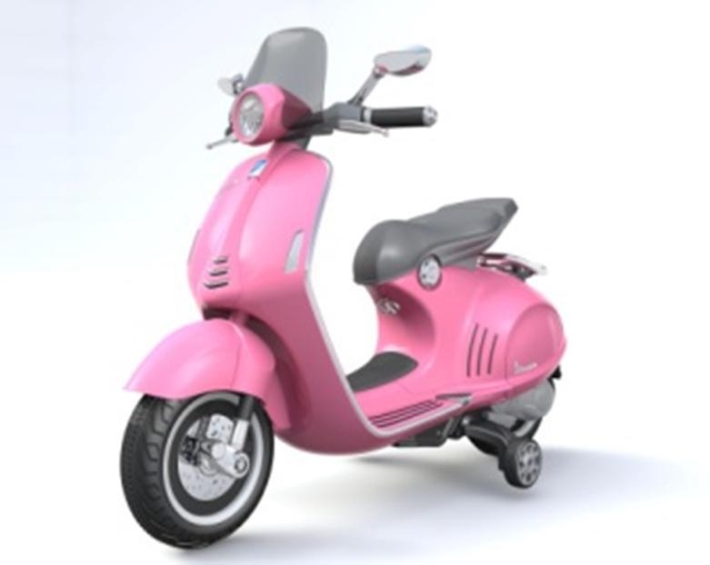 Moto Vespa Rosa 6V