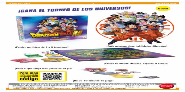 Juego de Mesa Dragon Ball La Supervivencia del Universo